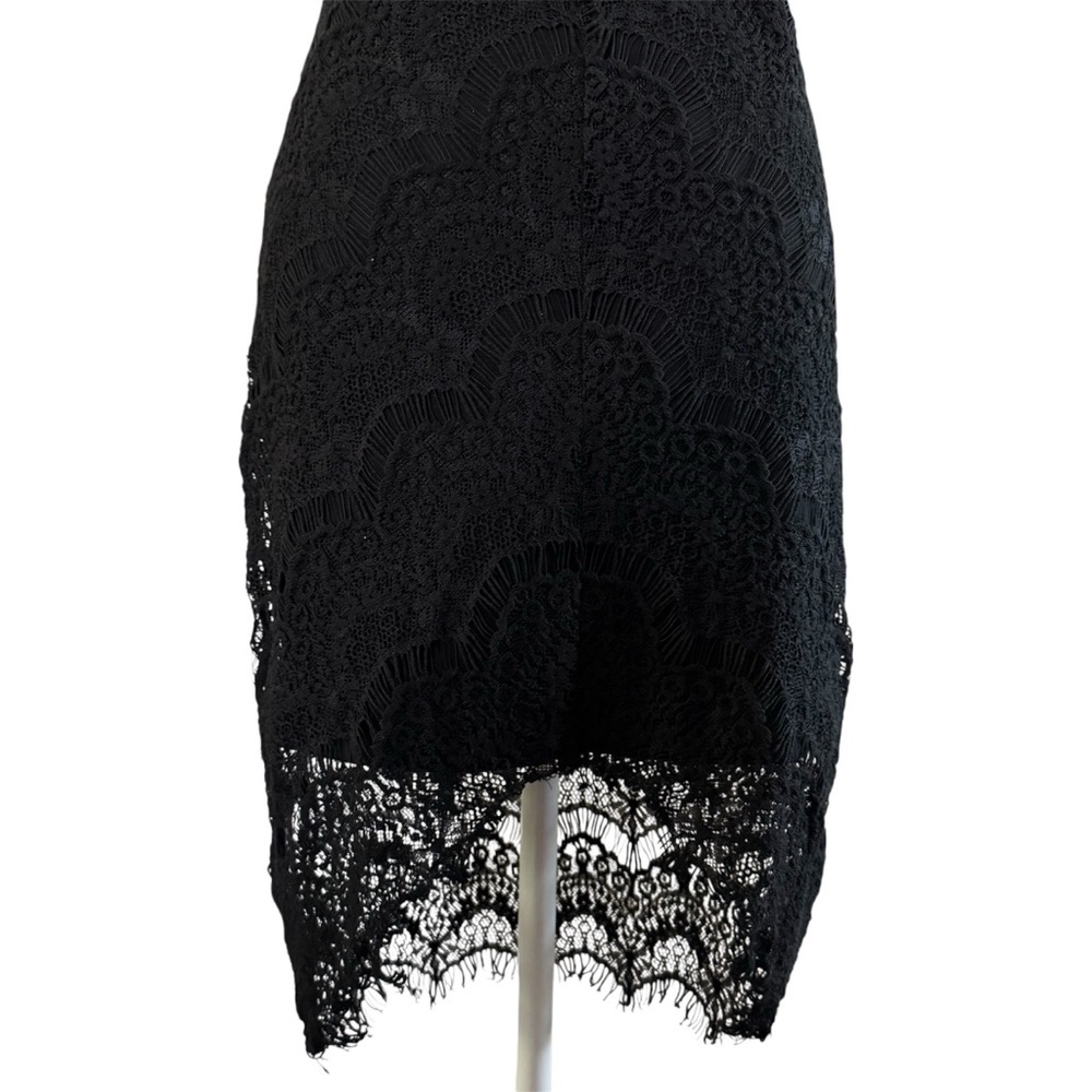Intimately Free People Peekaboo Lace Hi-Low Dress | Black | S - Picture 9 of 13
